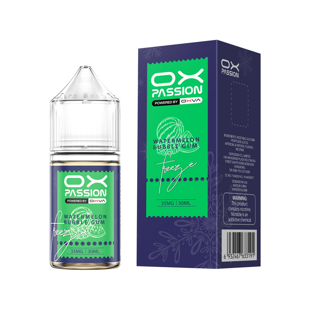 OX PASSION 55MG 30ML WATERMELON BUBBLEGUM