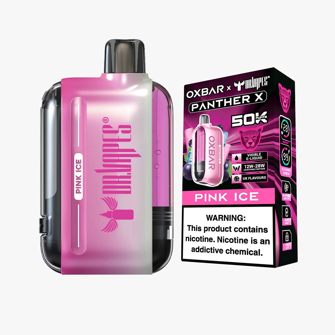 OXBAR PANTHER X 50K PUFFS 50MG PINK ICE