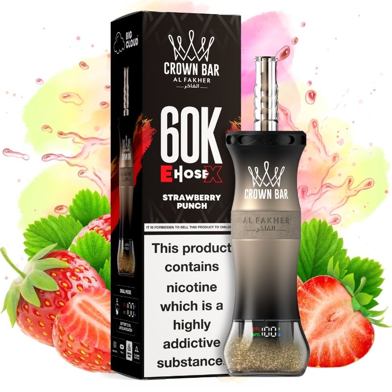 AL FAKHER 60K CLOUDX STRAWBERRY PUNCH