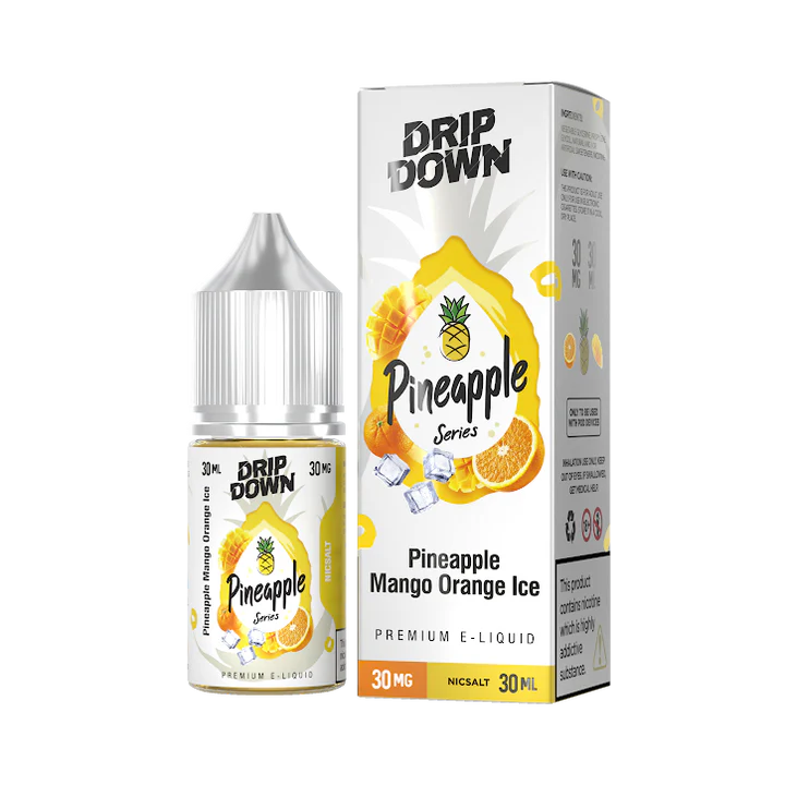 DRIP DOWN 50MG 30ML PINEAPPLE MANGO ORANGE ICE
