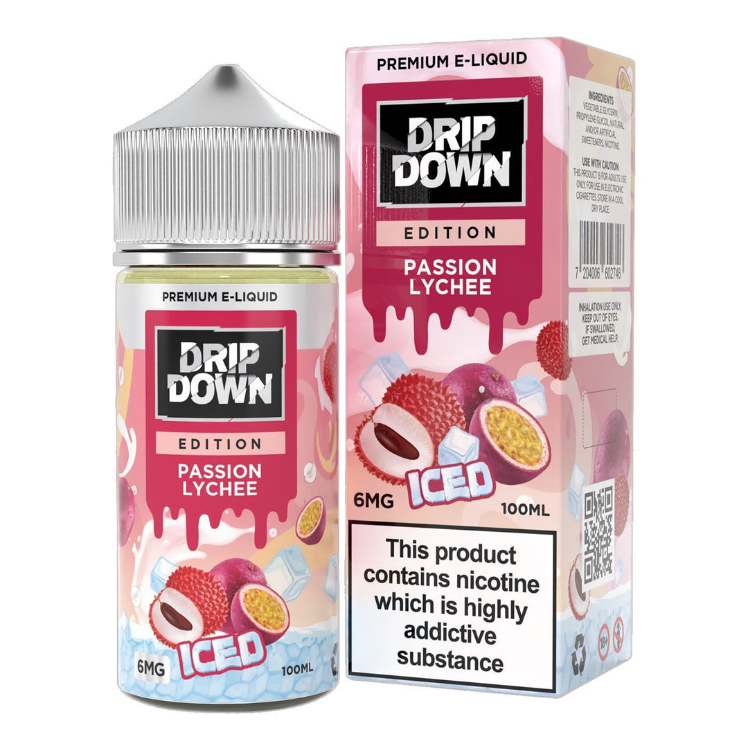 DRIP DOWN PASSION LYCHEE ICE 6MG/100ML