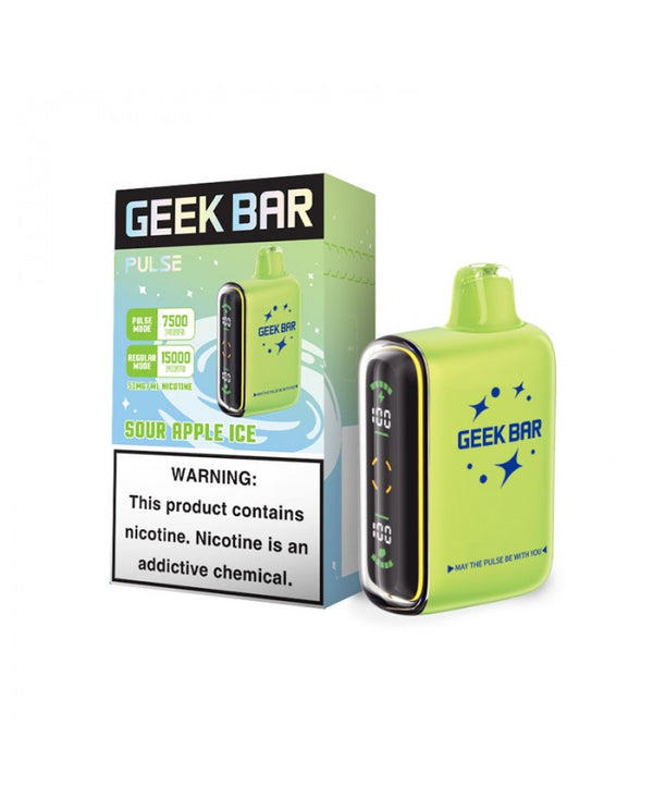 GEEKBAR PULSE 15K SOUR APPLE ICE