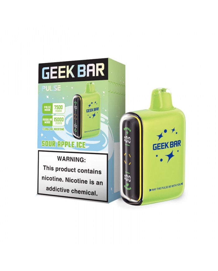 GEEKBAR PULSE 15K SOUR APPLE ICE