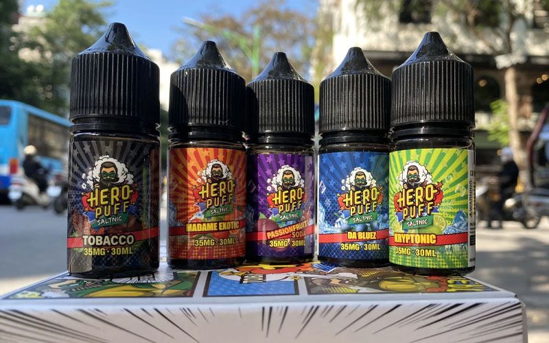 HEROPUFF 35MG 10ML STRAWBERRY GUAVA PEACH