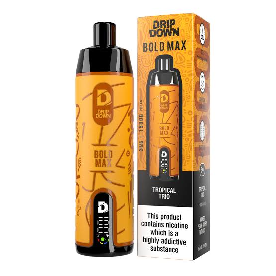 DRIPDOWN BOLD MAX 15K 0MG TROPICAL TRIO