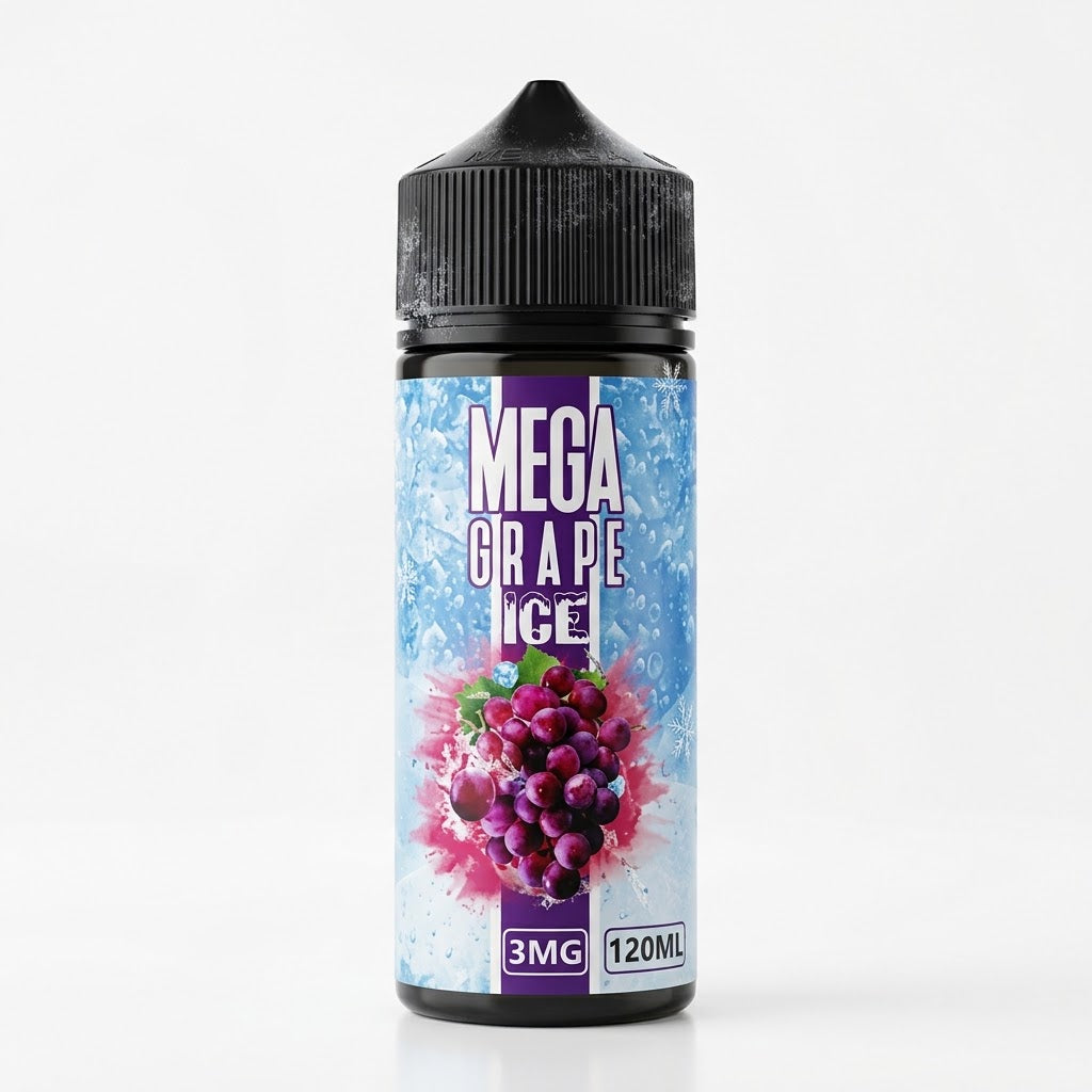 MEGA 3MG 120ML GRAPE ICE