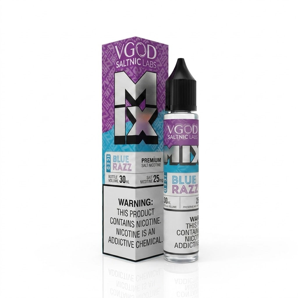 VGod Iced Blue Razz Mix 50MG
