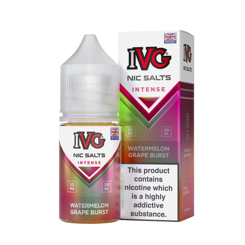 IVG INTENSE 55MG 30ML WATERMELON GRAPE BURST